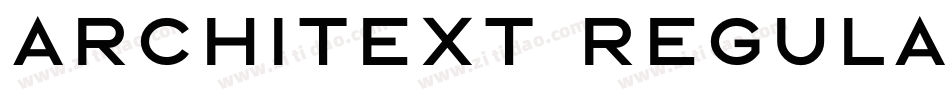 Architext Regular字体转换